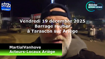 Sébastien DURAND CR09 et Laurence Marandola Conf Paysanne après avoir rencontré le 1er ministre Sébastien Lecornu sur le barrage de Tarascon-sur-Ariège